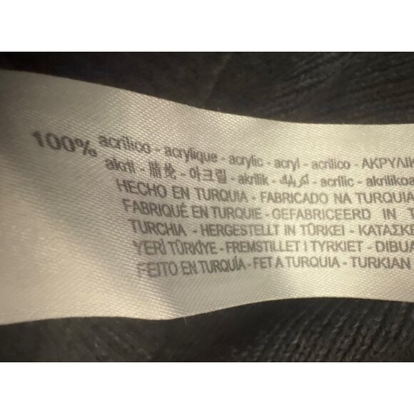 ZARA Gray Medium Hoodie Medium Acrylic Sweater - Picture 4 of 11